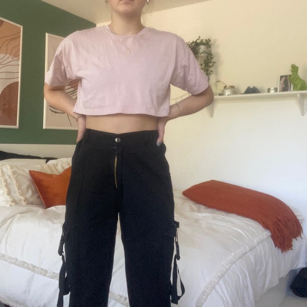 Black joggers army pants